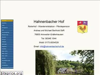 hahnenbacherhof.de