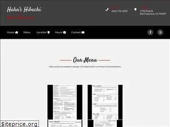 hahns-hibachi.com