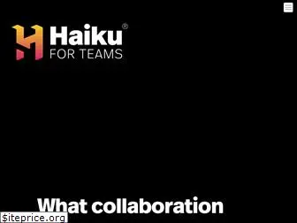 haikuforteams.com