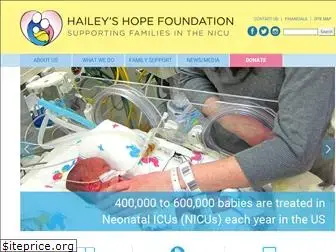 haileyshopefoundation.org