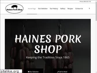 hainesporkshopnj.com