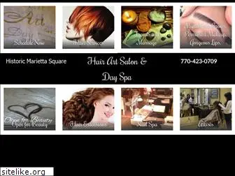 hairartanddayspa.com