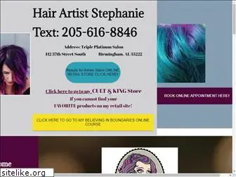 hairartiststephanie.com