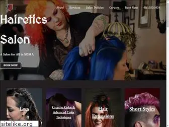 hairetics-salon.com