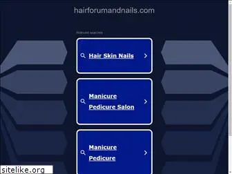 hairforumandnails.com