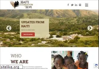 haitifoundationofhope.org