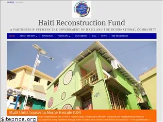 haitireconstructionfund.org