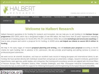 halbertresearch.com