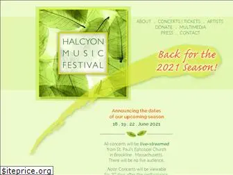 halcyonmusicfestival.org