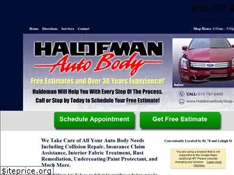 haldemanbodyshop.com