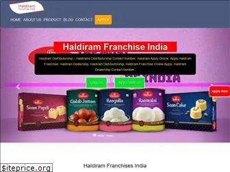 haldiramsfranchiseindia.com