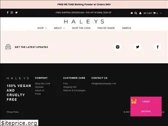 haleysbeauty.com