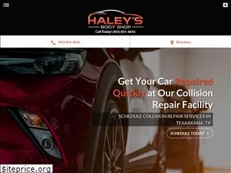 haleysbodyshop.com