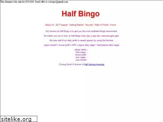 halfbingo.com