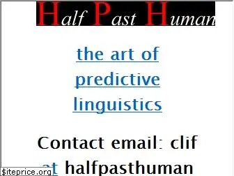 halfpasthuman.com