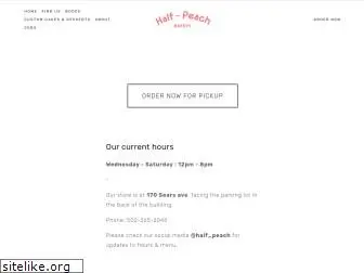 halfpeachbakery.com