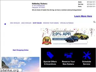 halladaysubaru.com