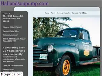 hallandsonpump.com