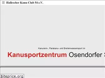 hallescher-kanu-club.de
