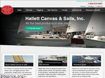 hallettcanvasandsails.com