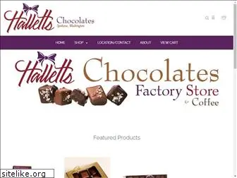 hallettschocolates.com