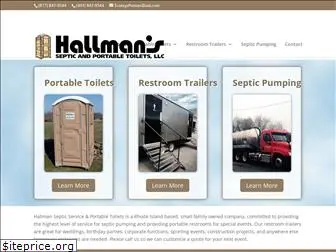 hallmanportabletoilets.com