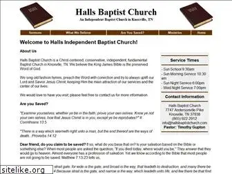 hallsbaptistchurch.com
