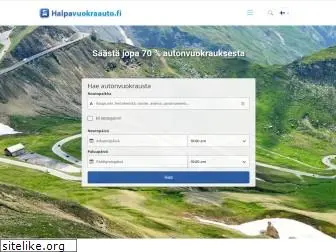 halpavuokraauto.fi