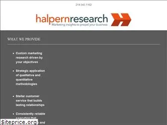 halpernresearch.com