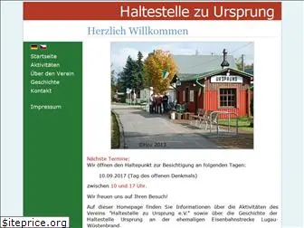 haltestelle-ursprung.de