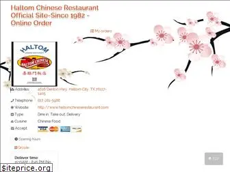 haltomchineserestaurant.com