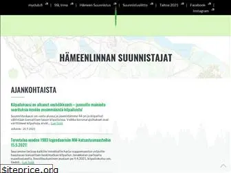 hameenlinnansuunnistajat.fi