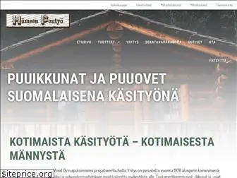 hameenpuutyo.fi