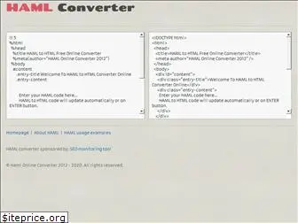 haml-converter.com
