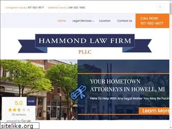 hammondlawfirmmi.com