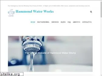 hammondwaterworks.com