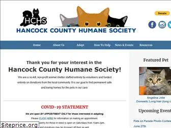 hancockcountyhumanesociety.org