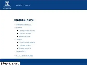 handbook.unimelb.edu.au