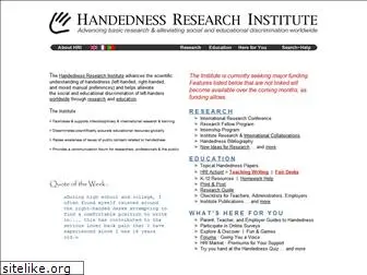 handedness.org