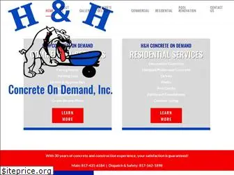 handhconcreteondemand.com