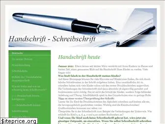 handschrift-schreibschrift.de