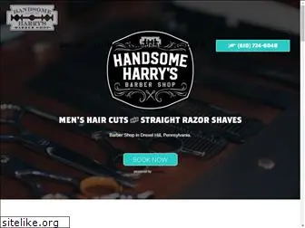 handsomeharrysbarbershop.com
