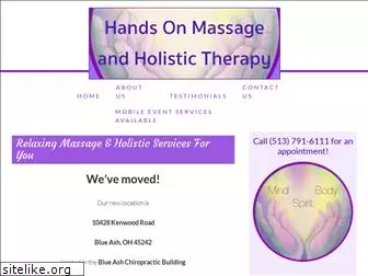 handsonmassageandholistictherapy.com