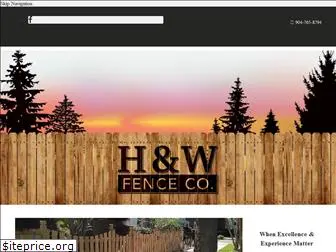 handwfencecompany.com