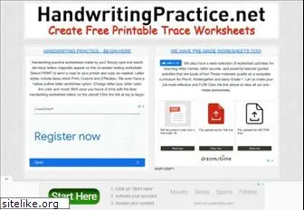 handwritingpractice.net
