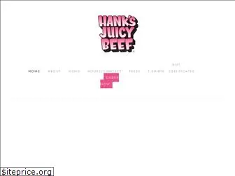 hanksjuicybeef.com