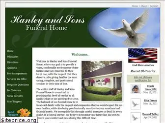 hanleyandsonsfuneralhomes.com