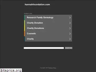 hannahfoundation.com