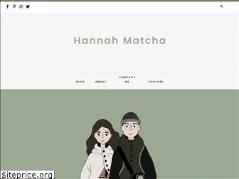 hannahmatcha.com