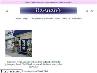 hannahs.com